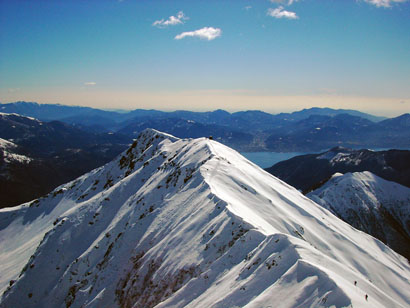 Veduta dalla cima.