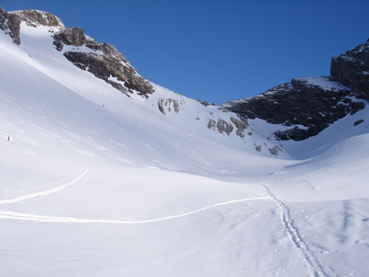 La Val Dadens, da 2400 m in poi.