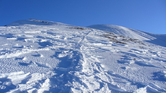 Verso la cima.