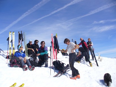 Foto di gruppo sulla cima.