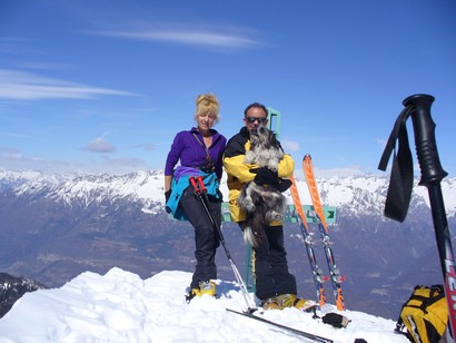 22-03-2009: bis al Monte Lago, con discesa dalla cima sci ai piedi.