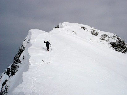 La crestina finale al Monte Verrobbio.