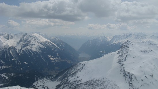 Uno sguardo verso la Val Poschiavo.