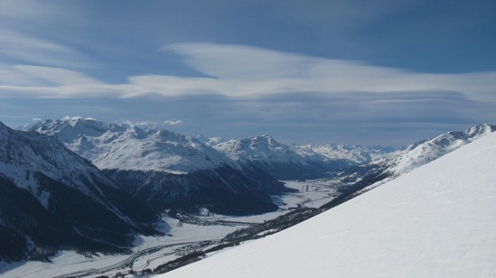 Engadina alta verso Samedan.