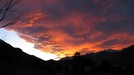 Il cielo del mattino in Bassa Valtellina.