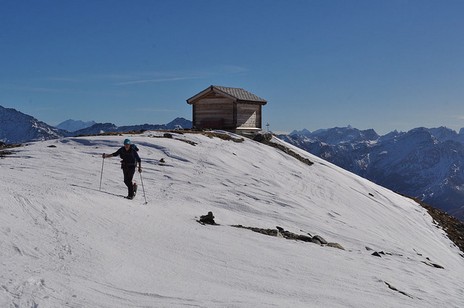 Dome al bivacco.